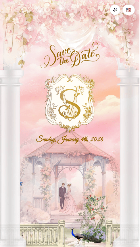 English template – invitation template preview 2 of 3